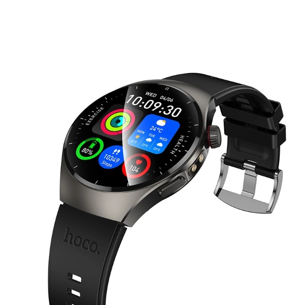 Фото - Смарт-годинник HOCO Y40 38mm. 315 mAh. IP68 Black (6942007672078)