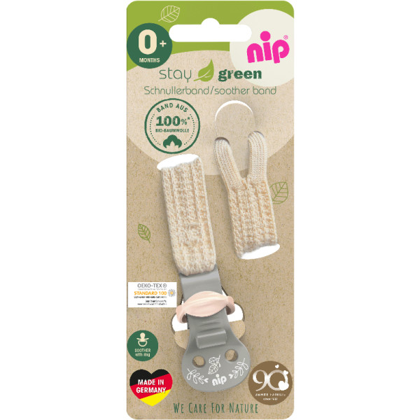 Фото - Тримач пустушок NIP Сірий (37005-51) Фото - Тримач пустушок NIP Сірий (37005-51)