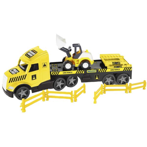 Фото - Наземна спецтехніка Wader Magic Truck Technic з бульдозером (36431)