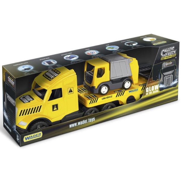 Фото - Наземная спецтехника Wader Magic Truck Technic с мусоровозом (36441)