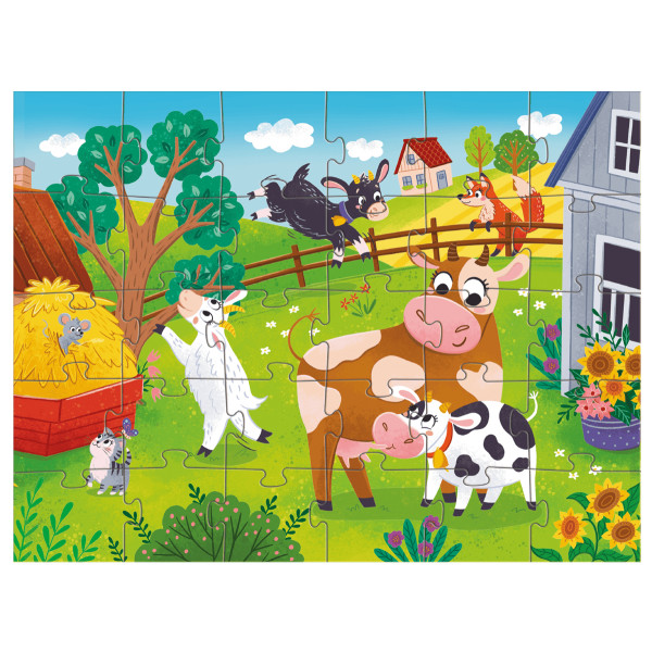 Фото - Пазли (3-4 роки) Dodo Корови й козенята 30 ел. (300683)