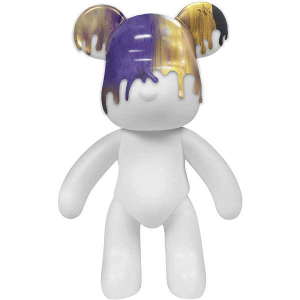 Фото - Набір для декупажу та розпису Pour Palz Ведмедик Опівнічне золото S2 (GS-G25029)