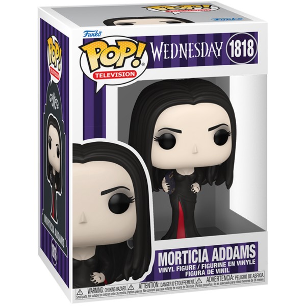 Фото - Колекційна фігурка FUNKO POP! серії Уенздей - МОРТИША АДДАМС З КНИГОЮ ТІНЕЙ (86680)