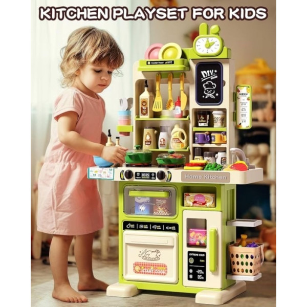 Фото - Сюжетно-рольова гра. Кухня Bambi G801 83 см Green (1171357)