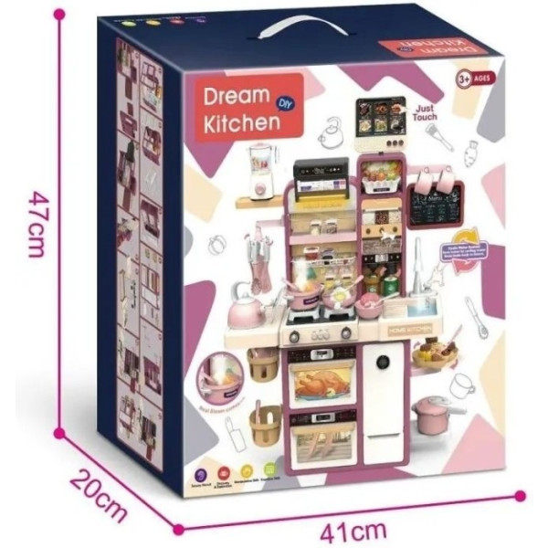 Фото - Сюжетно-рольова гра. Кухня Bambi 96P 96 см Pink (1171361)
