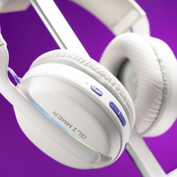 Фото - Гарнітура бездротова ігрова Proove Gaming Glimmer (APP) White/Purple (WHGL00022017)