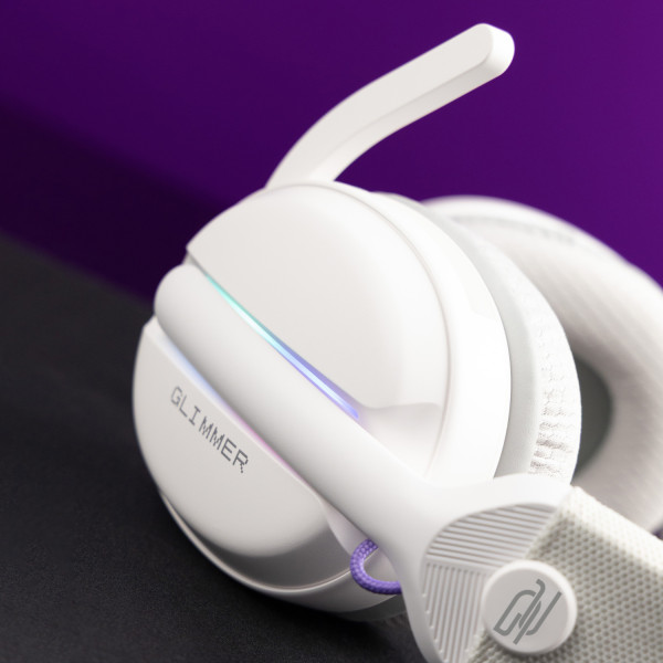 Фото - Гарнітура бездротова ігрова Proove Gaming Glimmer (APP) White/Purple (WHGL00022017)