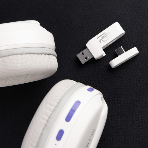 Фото - Гарнітура бездротова ігрова Proove Gaming Glimmer (APP) White/Purple (WHGL00022017)