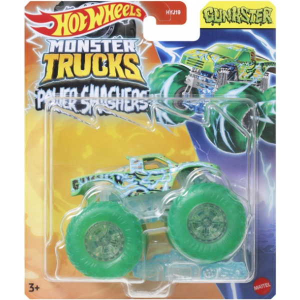 Фото - Базова машинка Hot Wheels 1:64 серії Power Smashers Monster Trucks в асортименті (HYJ19)