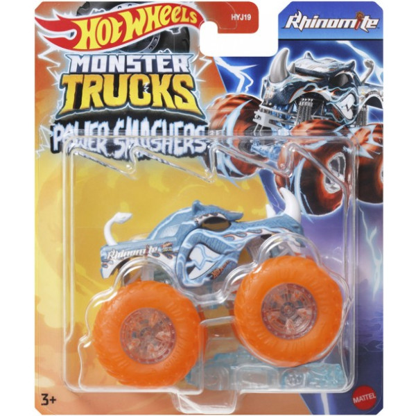 Фото - Базова машинка Hot Wheels 1:64 серії Power Smashers Monster Trucks в асортименті (HYJ19)
