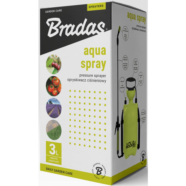 Фото - Обприскувач ручний BRADAS 3 л Aqua Spray Lime (AS0300LE)