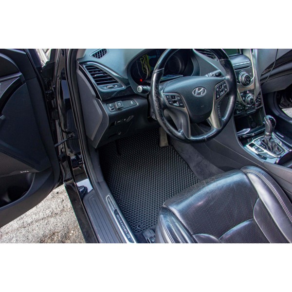 Фото - Коврики ворсовые в салон авто EVAtech Standard для Hyundai Grandeur (HG) 2011-2017 5 поколение Sedan Korea черный кант HY43648A2LA3VEB