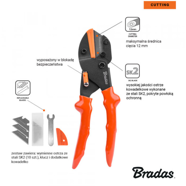 Фото - Ножиці садові BRADAS V-SERIES MULTI TOOLS (KT-V1)