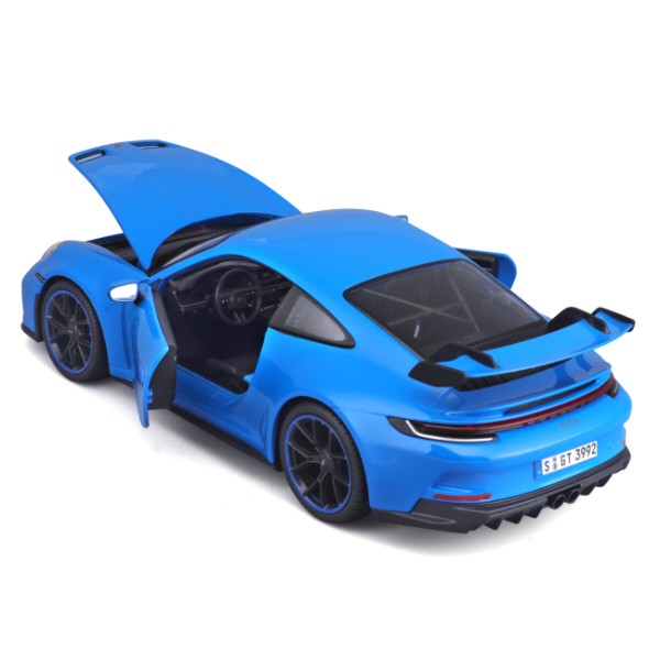 Фото - Колекційна машинка 1:18 Maisto 2022 Porsche 911 GT3 1:18 синій (36458 blue)