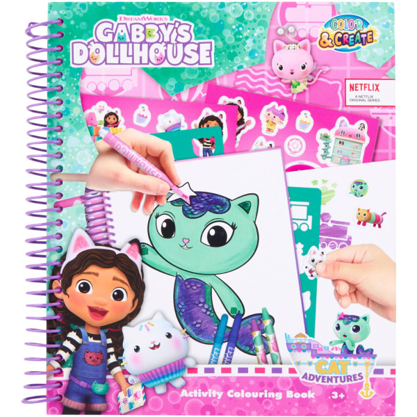 Фото - Розмальовки класичні Disney GABBY'S DOLLHOUSE Актівіті (GD24356)