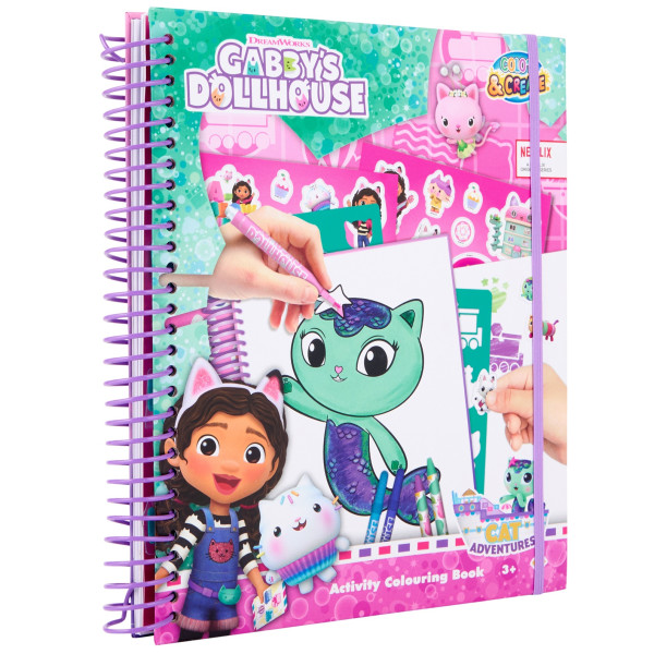 Фото - Розмальовки класичні Disney GABBY'S DOLLHOUSE Актівіті (GD24356)