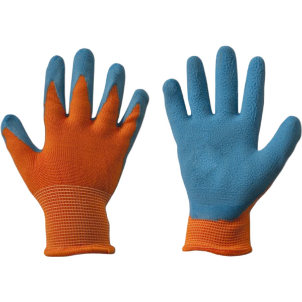 Фото - Рукавички садові BRADAS Orange латексні, розмір 6, 12 пар Оранжеві з блакитним (RWDOR6) Фото - Рукавички садові BRADAS Orange латексні, розмір 6, 12 пар Оранжеві з блакитним (RWDOR6)