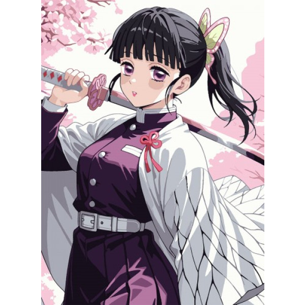 Фото - Картина за номерами Santi Demon Slayer. Shinobu Kocho 30х40 см (955044)