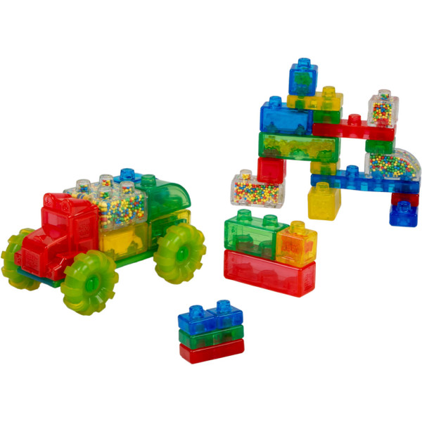 Фото - М'який конструктор для малюків Jelly Blox сенсорний МАШИНКА ВРУМ-ВРУМ! (931694)