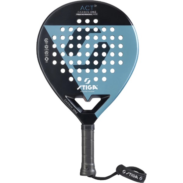 Фото - Ракетка для падел тенниса Stiga Racket ACT Black/Blue (2202-0916-01)