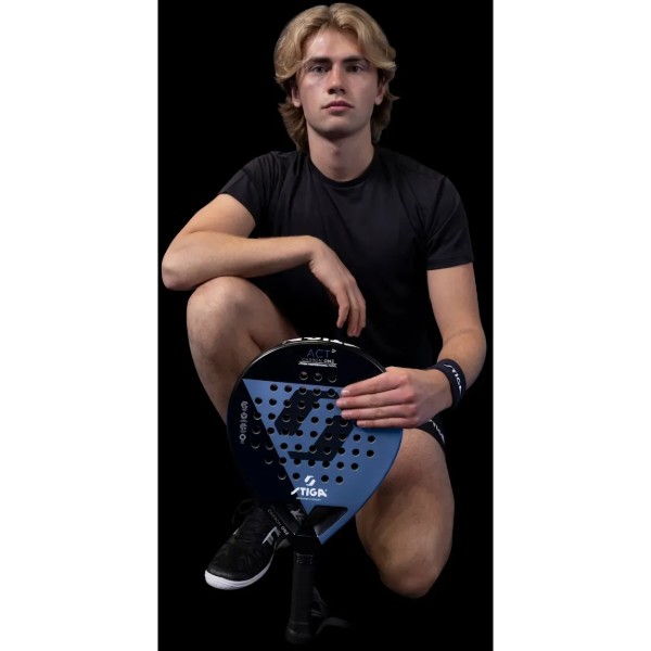 Фото - Ракетка для падел тенниса Stiga Racket ACT Black/Blue (2202-0916-01)