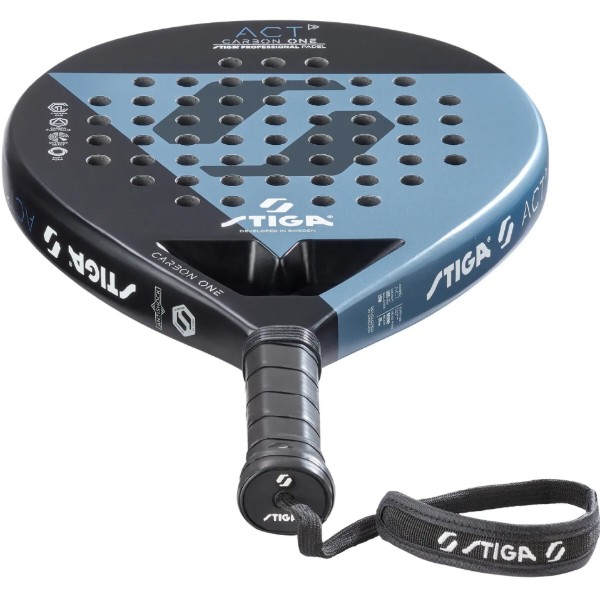 Фото - Ракетка для падел тенниса Stiga Racket ACT Black/Blue (2202-0916-01)