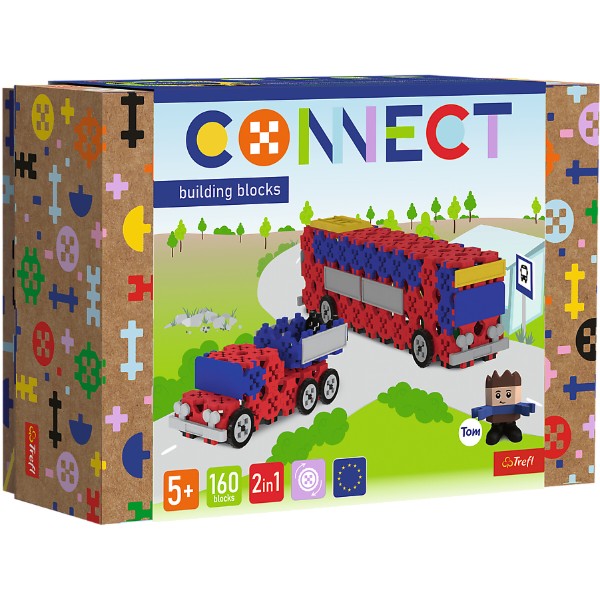 Фото - Пазлы (5-7 лет) Trefl Connect 2в1 160 дет. (19737)