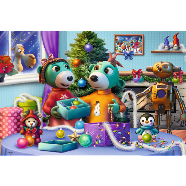 Фото - Пазлы (5-7 лет) Trefl The Treflik Family Семейное Рождество Трефлика 100 эл. (5900511164831)