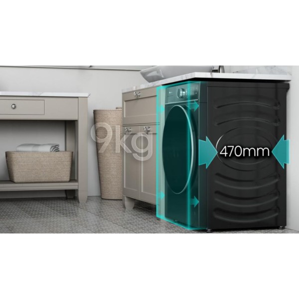 Фото - Стиральная машина Hisense WF5I9043BBFS