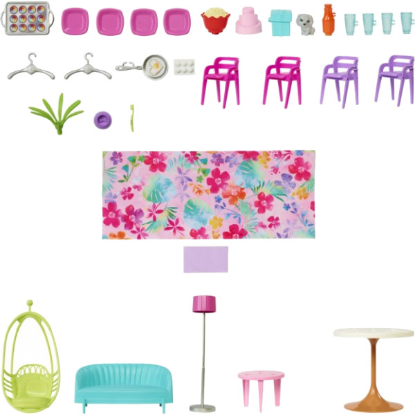 Фото - Мебель и домики для куклы Barbie Малибу (HCD50)