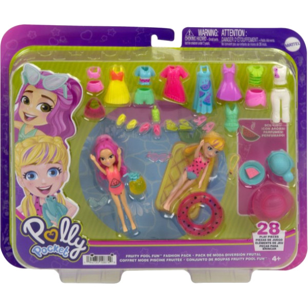 Фото - Ляльковий набір Polly Pocket Модний гардероб для двох в асортименті (HNF51)