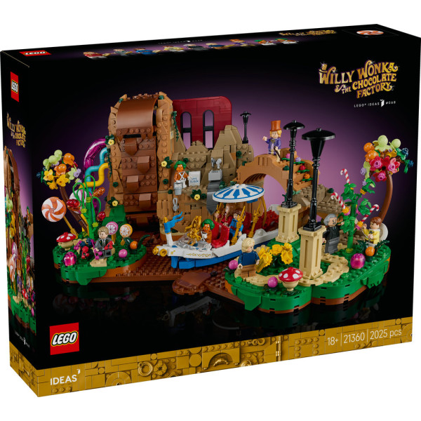 Фото - Конструктор LEGO Ideas Вилли Вонка и шоколадная фабрика (21360)