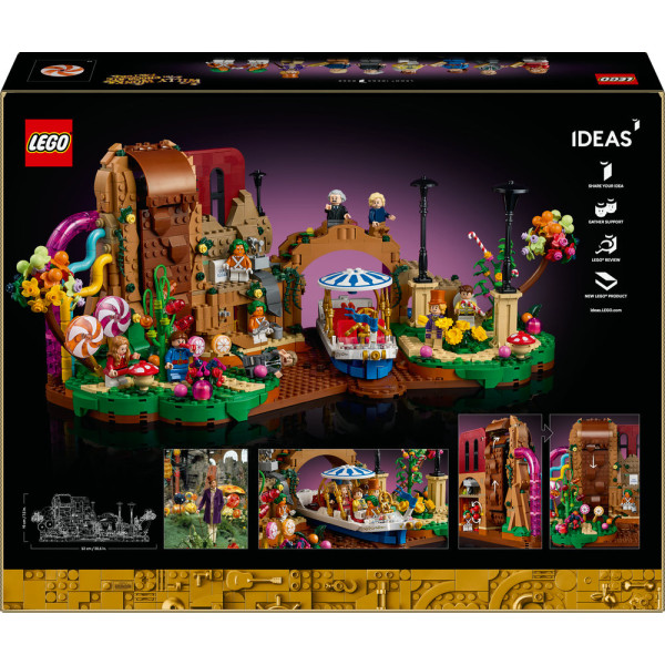 Фото - Конструктор LEGO Ideas Вилли Вонка и шоколадная фабрика (21360)