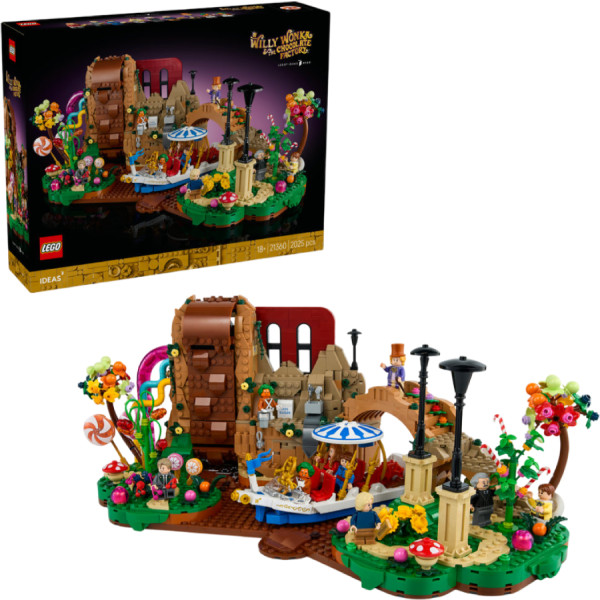 Фото - Конструктор LEGO Ideas Вилли Вонка и шоколадная фабрика (21360) Фото - Конструктор LEGO Ideas Вилли Вонка и шоколадная фабрика (21360)