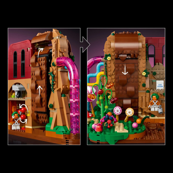 Фото - Конструктор LEGO Ideas Вилли Вонка и шоколадная фабрика (21360)