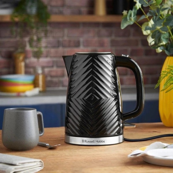 Фото - Електричний чайник Russell Hobbs 26380-70 Groove Black