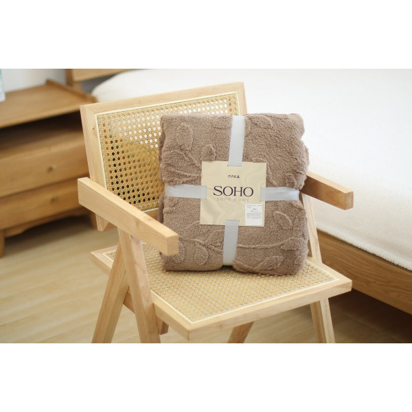 Фото - Плед євро SOHO 200х220 см Twig Beige