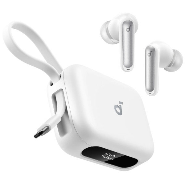 Фото - Навушники вкладиші бездротові TWS Anker SoundСore P41i White (A3937G21)