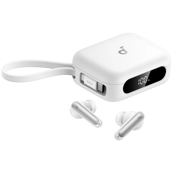 Фото - Навушники вкладиші бездротові TWS Anker SoundСore P41i White (A3937G21)