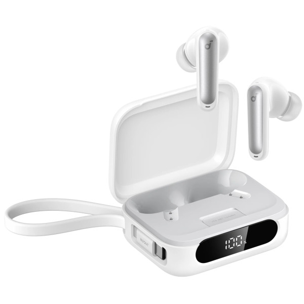 Фото - Навушники вкладиші бездротові TWS Anker SoundСore P41i White (A3937G21)