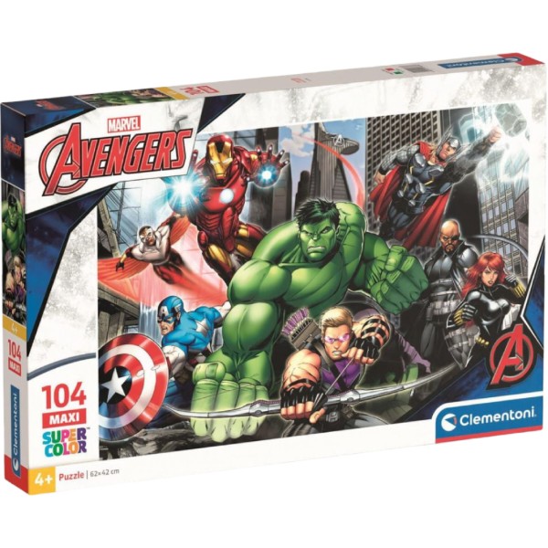 Фото - Пазлы (3-4 года) Clementoni The Avangers серия MAXI 104 эл. (23688)