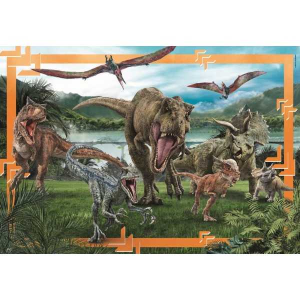Фото - Пазли (3-4 роки) Clementoni Jurassic World серія MAXI 104 ел. (23770)