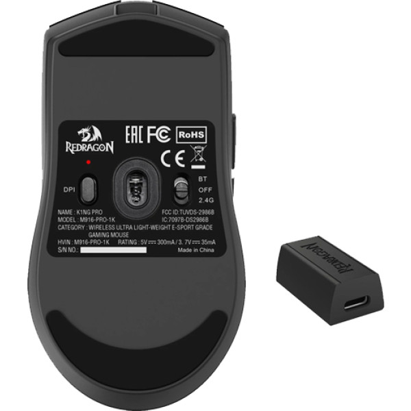 Фото - Миша бездротова ігрова Redragon M916-PRO-4K (72211) Black