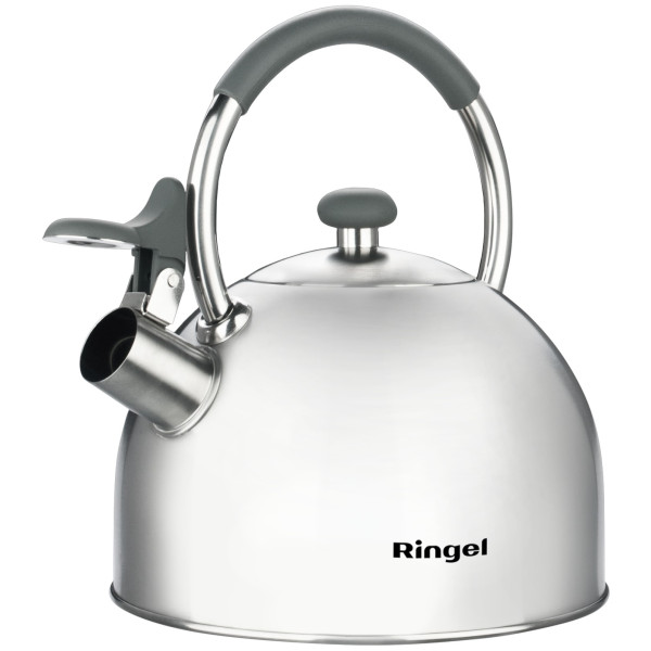 Фото - Чайник металевий Ringel Grey line 2.5 л (RG-1010)