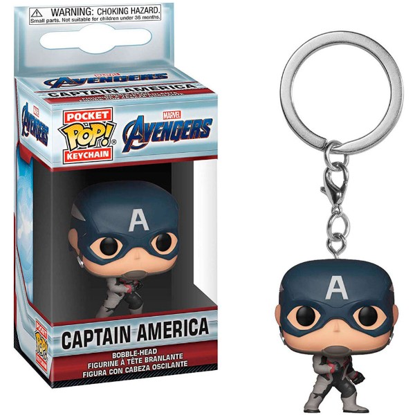 Фото - Коллекционная фигурка FUNKO на клипсе "Мстители: Финал" - КАПИТАН АМЕРИКА (36678)