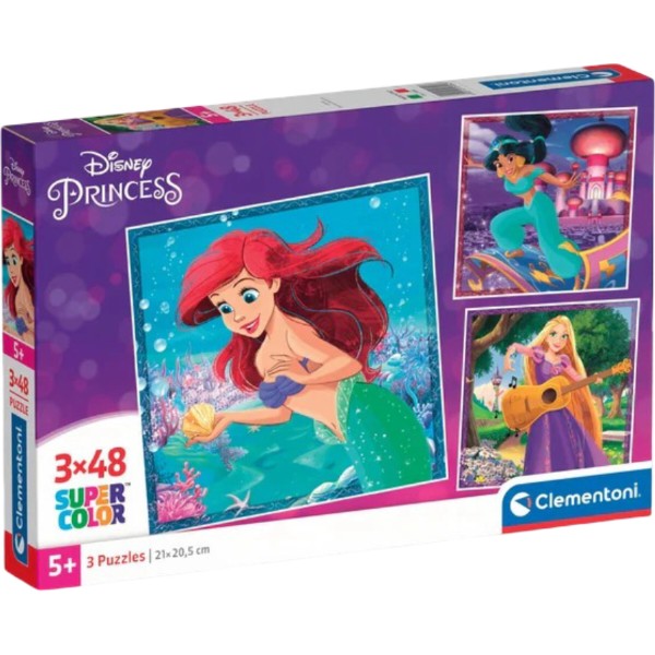Фото - Пазлы (5-7 лет) Clementoni Disney Princess 3 шт. по 48 эл. (25304)