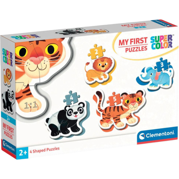 Фото - Пазли (до 2 років) Clementoni Wild Animals серія My First Puzzles (20810)