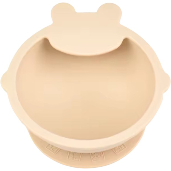 Фото - Тарілка для малюка Lindo 250 мл Beige (965-4)