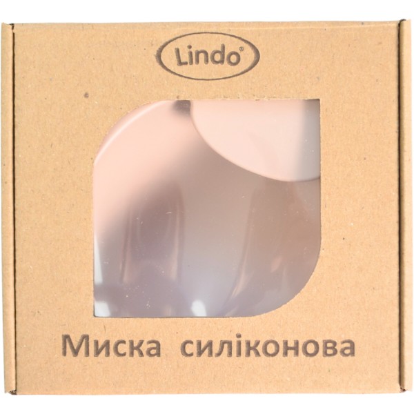 Фото - Тарілка для малюка Lindo 250 мл Beige (965-4)