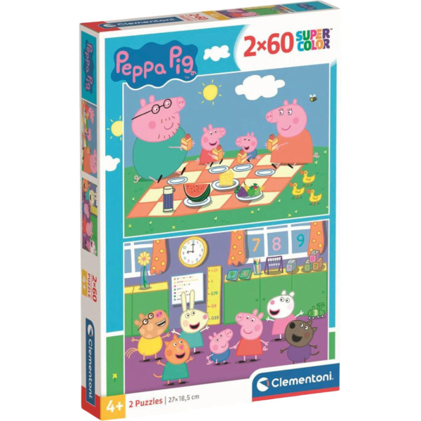 Фото - Пазли (5-7 років) Clementoni Peppa Pig 2 по 60 ел. (24793)
